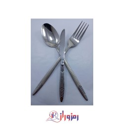 سرویس قاشق و چنگال 24 نفره 120 پارچه یونیک لیزری